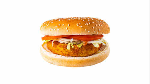Veggie Burger at Ideal Fish & Chips, Bromsgrove