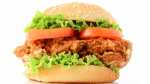 Chicken Fillet Burger at Ideal Fish & Chips, Bromsgrove