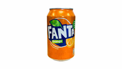 Orange Fanta Can at Ideal Fish & Chips, Bromsgrove
